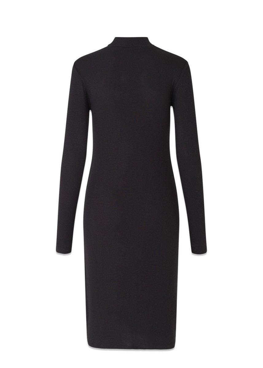 Krown LS t-neck dress - Black Dress100_56239_Black_XS5714980134307- Butler Loftet