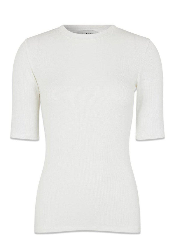 Modströms KrownMD o-neck t-shirt - Porcelain. Køb t-shirts her.