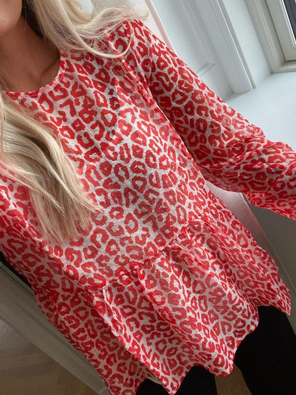 Modströms Lana print top - Fire Leo. Køb toppe her.