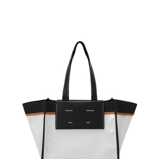 Proenza Schoulers Large Morris Coated Canvas Tot - Off White. Køb bags her.