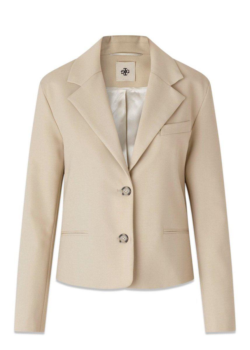 The Garments Leon Blazer - Oyster. Køb jakkesæt women her.