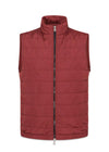 Oscar Jacobsons Liner Evo Waistcoat - Red. Køb overtøj her.