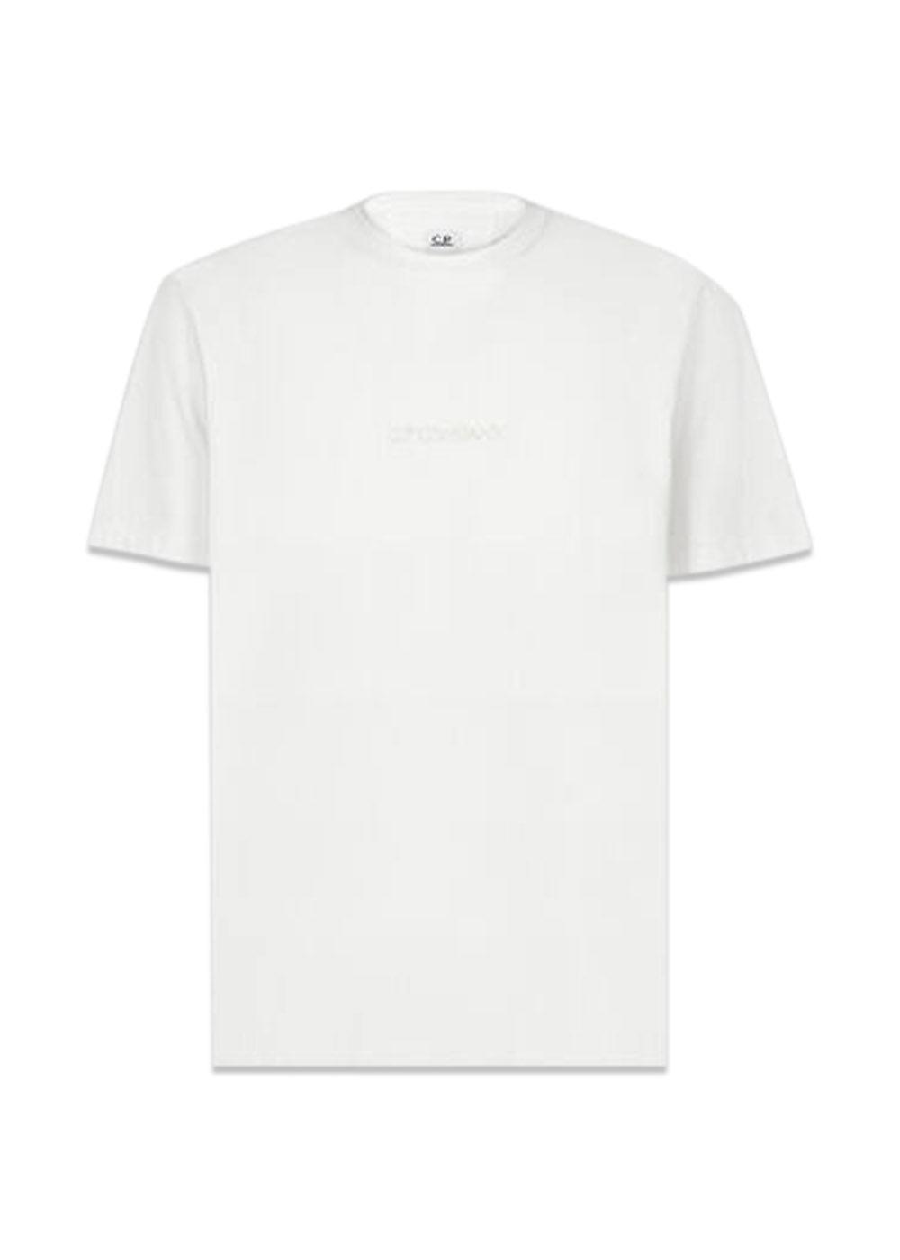 C.P. Companys Logo Tee - Gauze White. Køb t-shirts her.