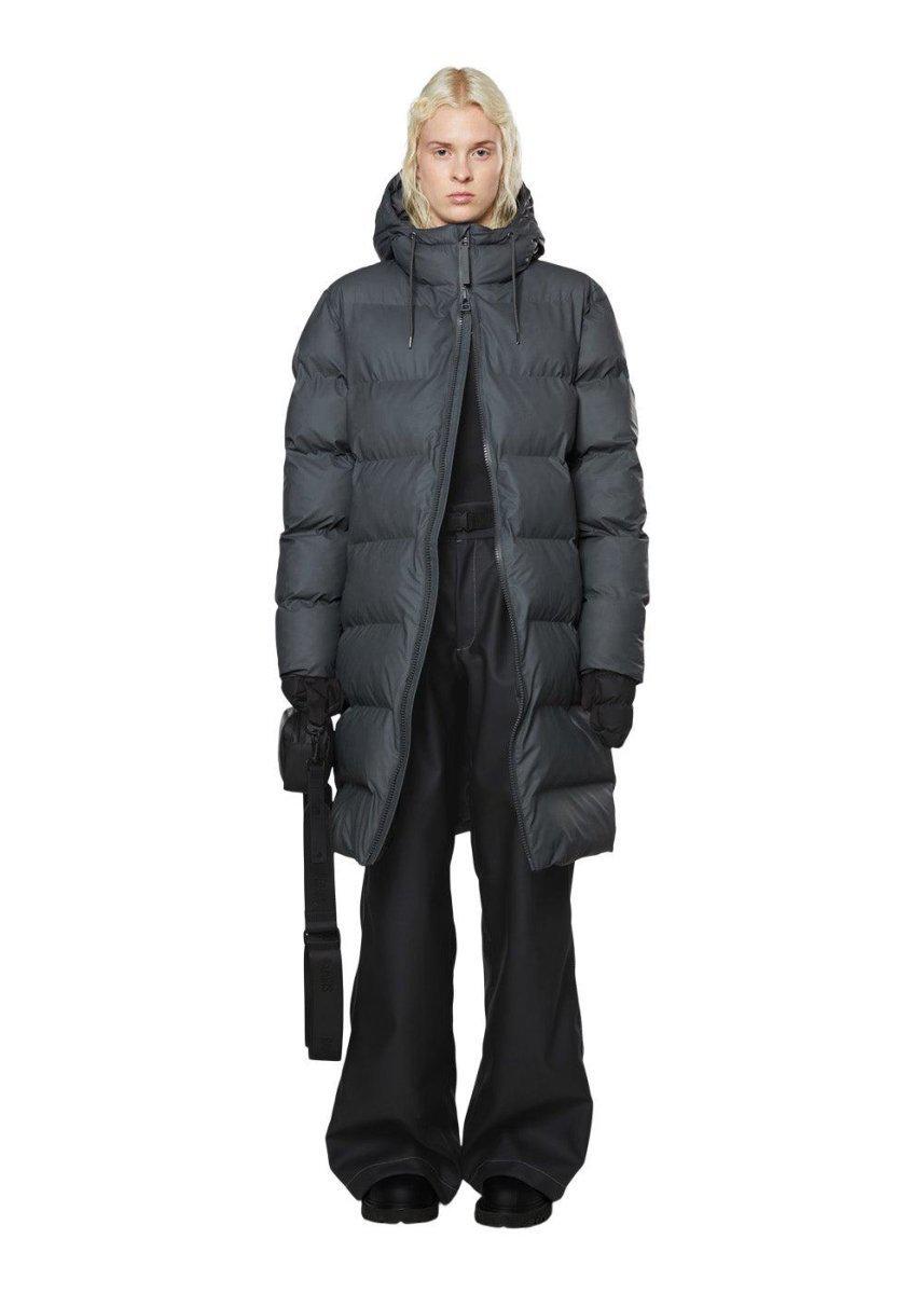 Long Puffer Jacket - Slate Outerwear784_15070_Slate_XS5711747521301- Butler Loftet