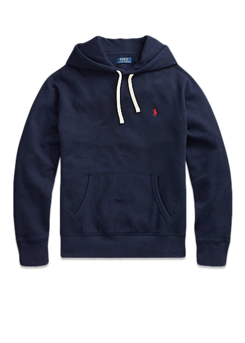 Ralph Laurens Long Sleeve Hoodie - Navy. Køb hoodies her.