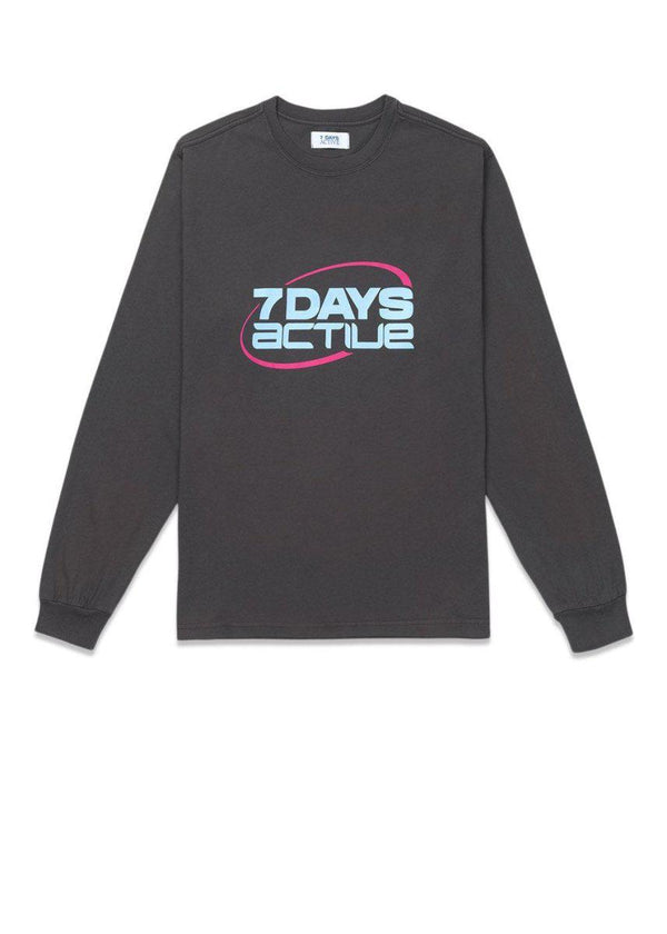 7 Days' Long Sleeve Tee - Oyster Black. Køb t-shirts her.