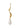 Long Twisted with Baroque Pear - Gold Jewellery704_1271_GOLD_SINGLE5712778018075- Butler Loftet