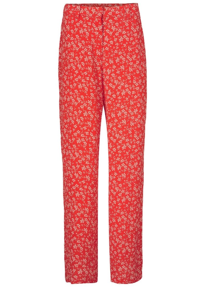 Modströms Lotte print pants - Cherry Blossom. Køb bukser her.