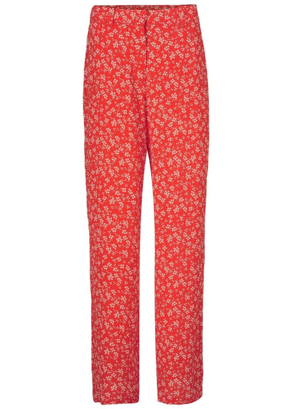 Modströms Lotte print pants - Cherry Blossom. Køb bukser her.