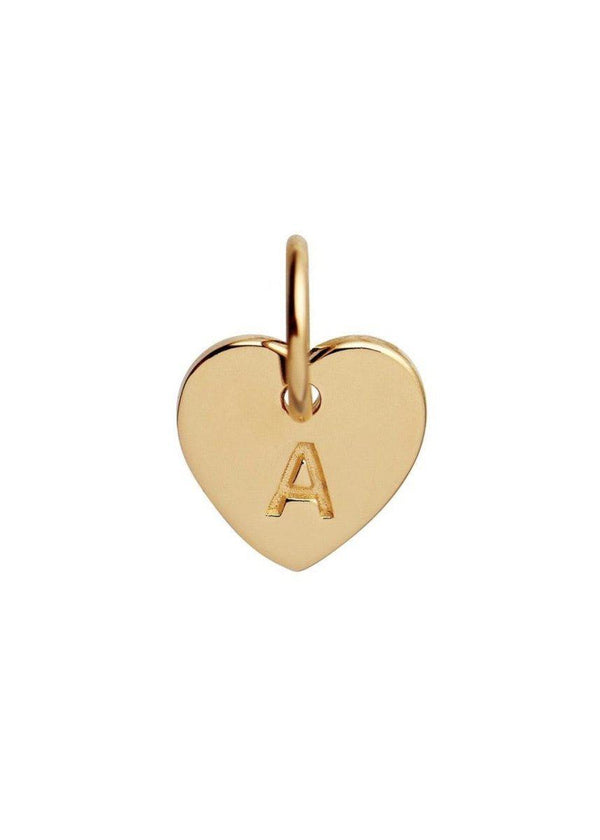 Stine A's Love letter heart pendant - Guld. Køb accessories her.