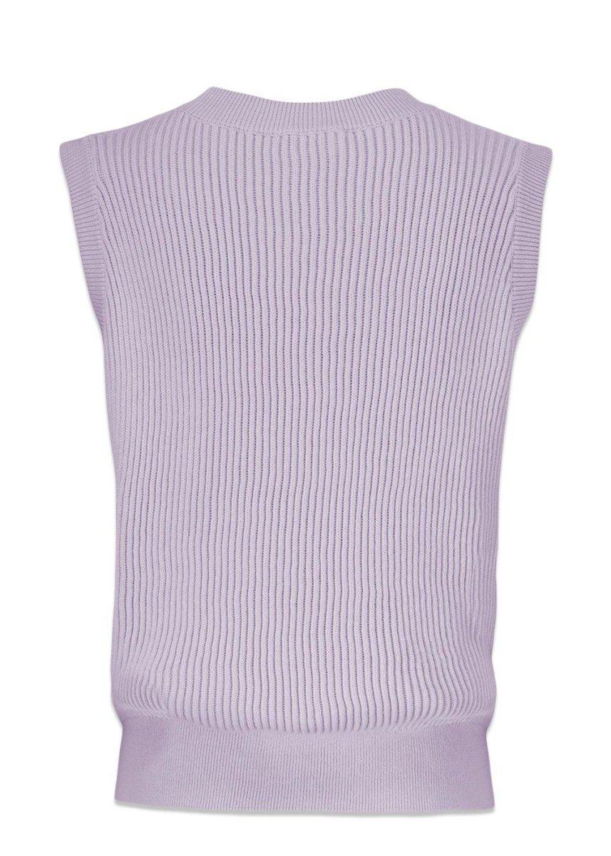 Luca vest - Soft Lavender Knitwear100_55857_SOFTLAVENDER_XS5714980118253- Butler Loftet