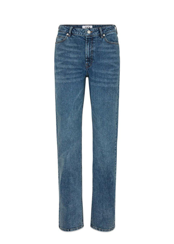 Ivy Copenhagens Lulu Jeans Wash Covent Garden - Denim Blue. Køb jeans her.