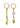 Lyric Earring - Sterling Silver (925) Gold Pla Jewellery829_9687a_STERLINGSILVER(925)GOLDPLA_OneSize5713581001513- Butler Loftet