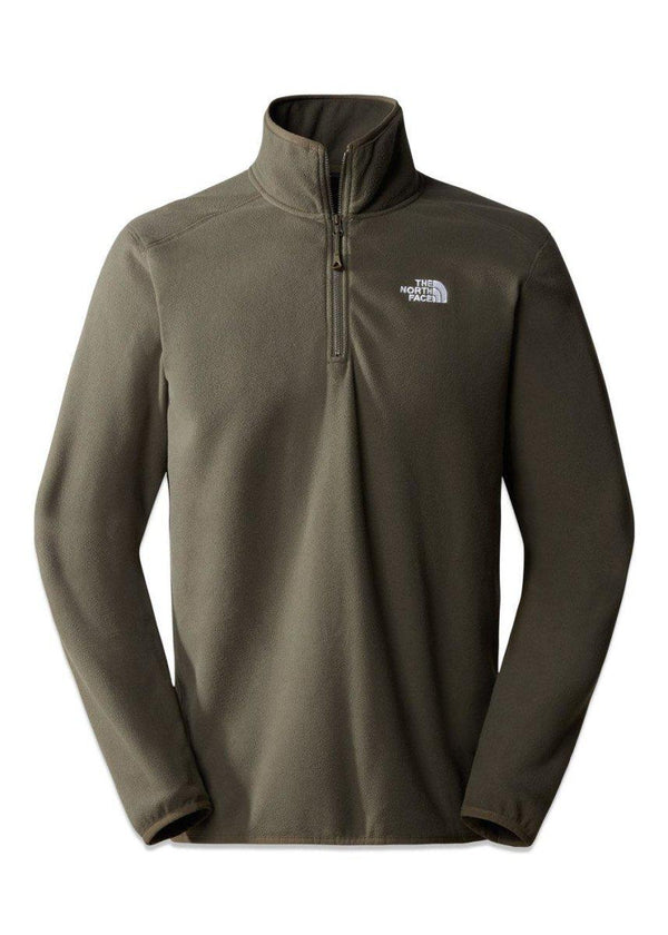 The North Faces M 100 GLACIER 1/4 ZIP - EU - New Taupe Green. Køb overtøj her.