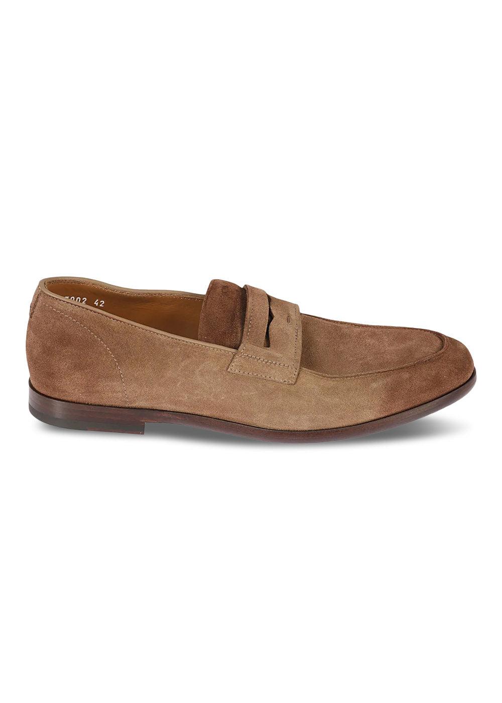 Doucals' MOCASSINO PENNY - Malto Suede. Køb loafers her.