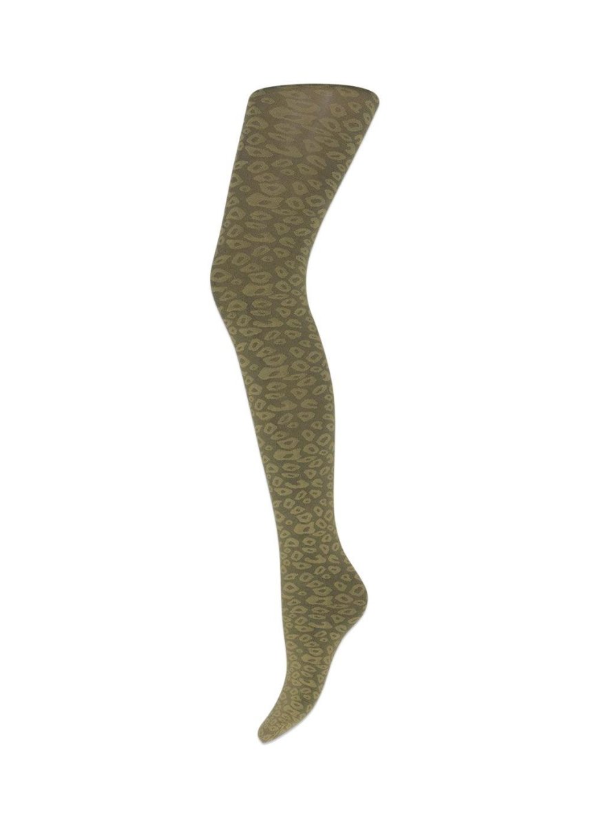 MP Denmarks Mac leopard pantyhose - 80 den - Cedar. Køb socks/stockings her.