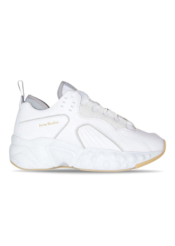 Acne Studios' Manhattan Nappa - White/White - Sneakers. Køb sneakers her.