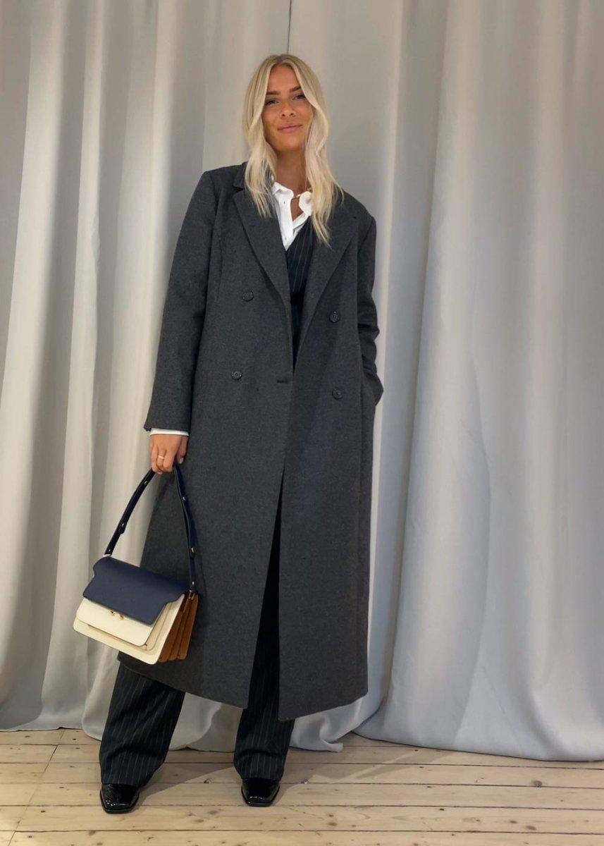 Manhatten Coat - Grey Melange Outerwear820_17450_GreyMelange_345712734677957- Butler Loftet