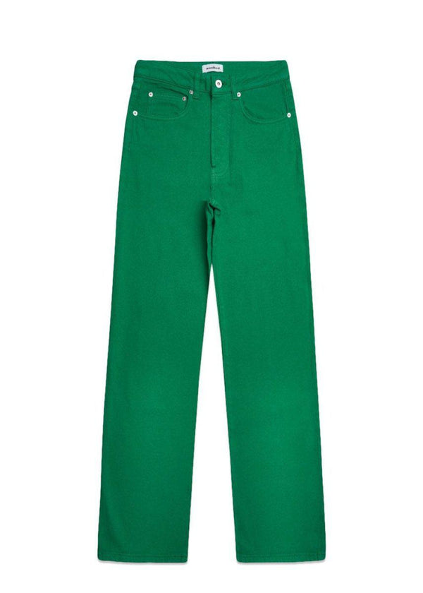 Woodbirds Maria Color Jeans - Green. Køb jeans her.