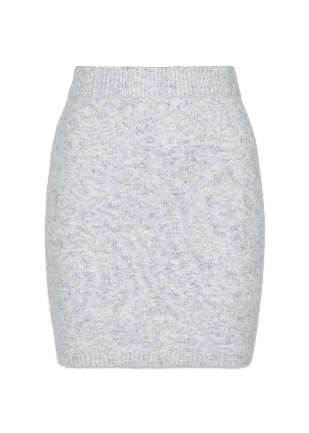 Neo Noirs Marie Knit Skirt - Light Grey Melange. Køb skirts her.