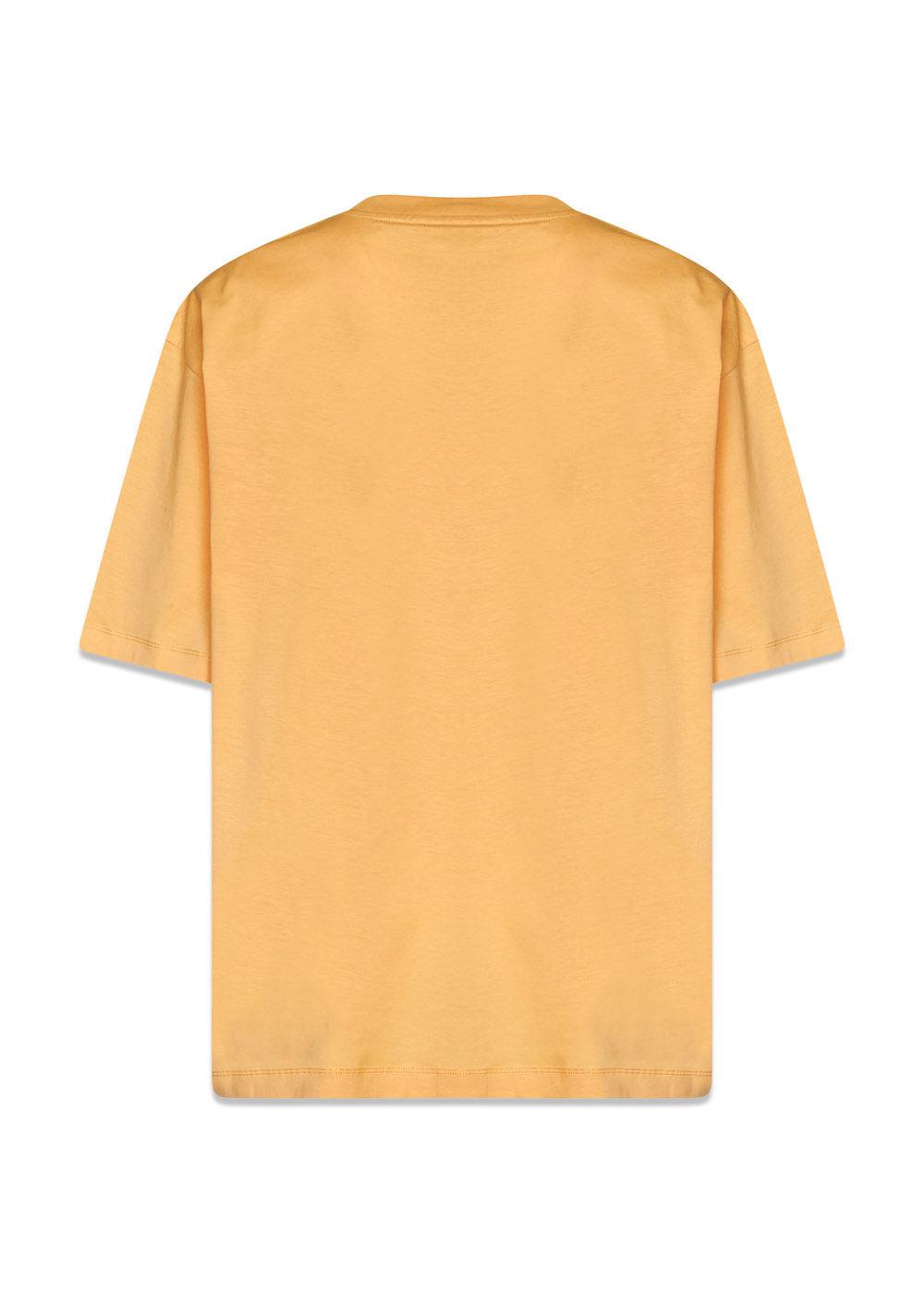 Marni Logo Organic cotton jersey - Tangerine
