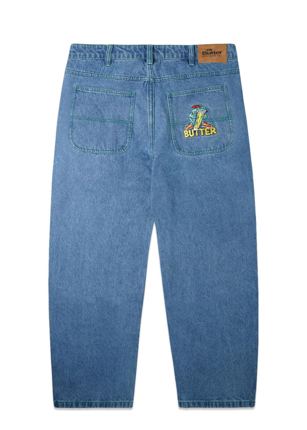 Martian Denim Jeans - Washed Indigo-Jeans-Butter Goods-Butler Loftet