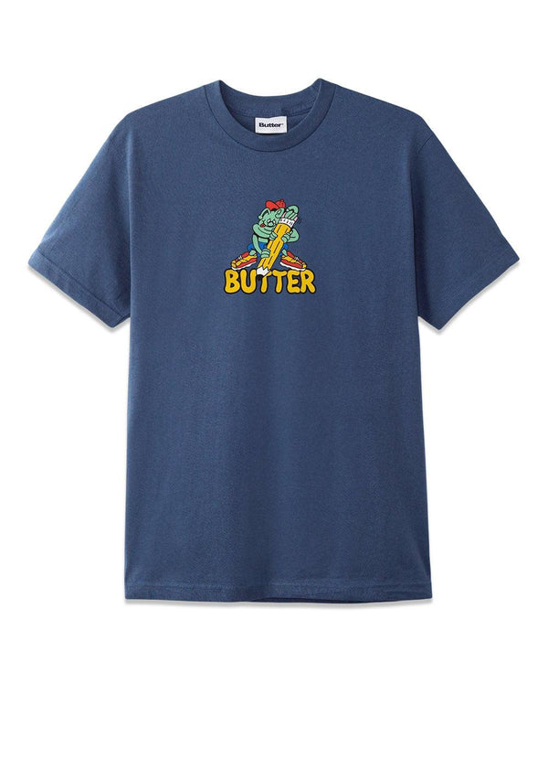 Butter Goods' Martian Tee - Denim. Køb t-shirts her.