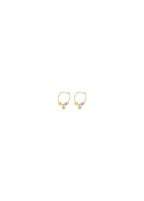 Pernille Corydons Meadow Hoops - Gold. Køb øreringe her.
