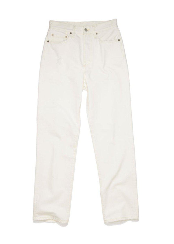 Acne Studios' Mece Beaten White - White. Køb jeans her.