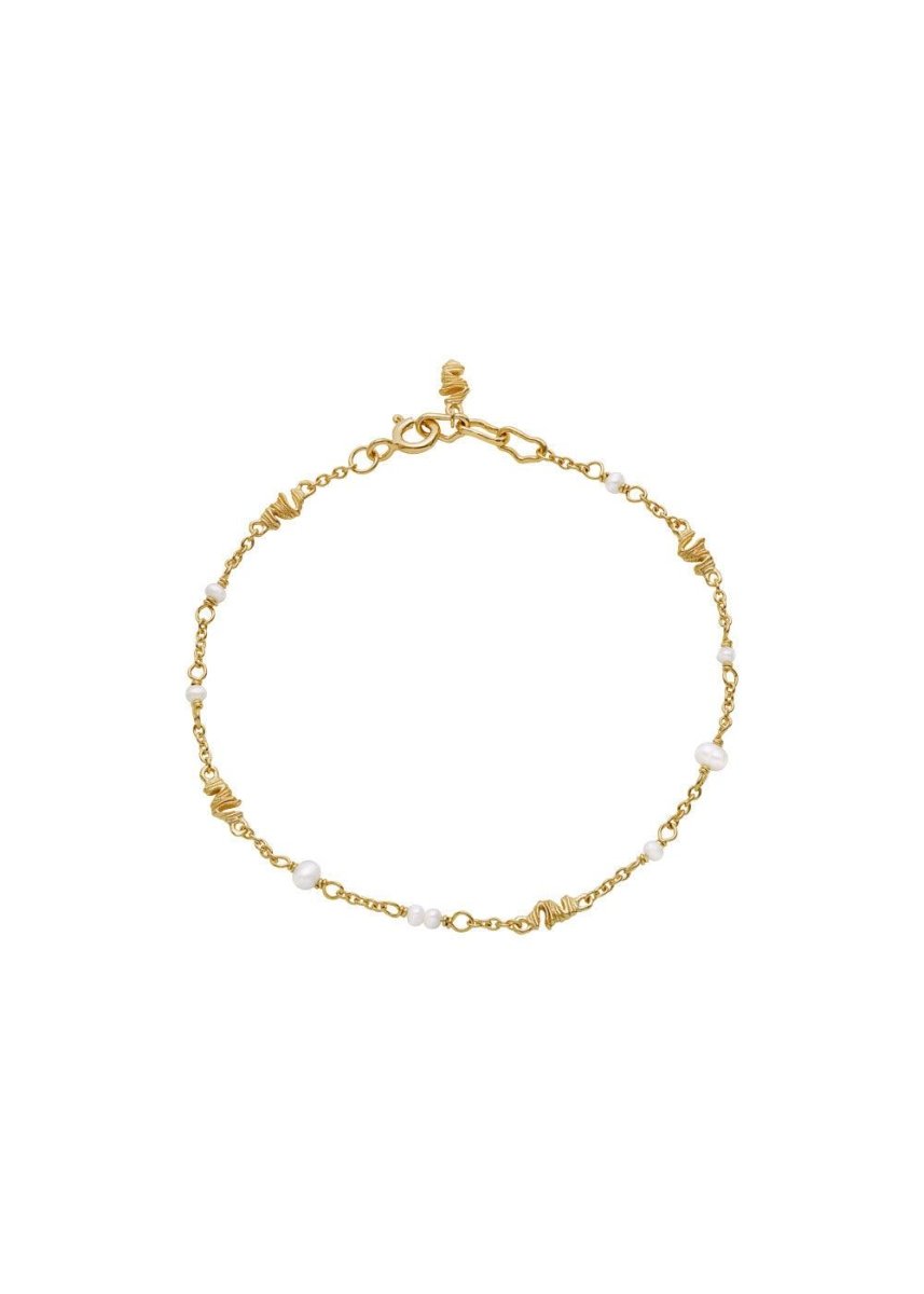 Maanestens Mero Bracelet - Sterling Silver (925) Gold Pla. Køb armbånd her.