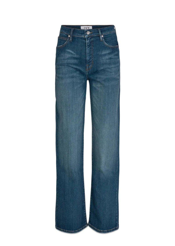 Ivy Copenhagens Mia Straight Jeans Wash Valett - Denim Blue. Køb jeans her.