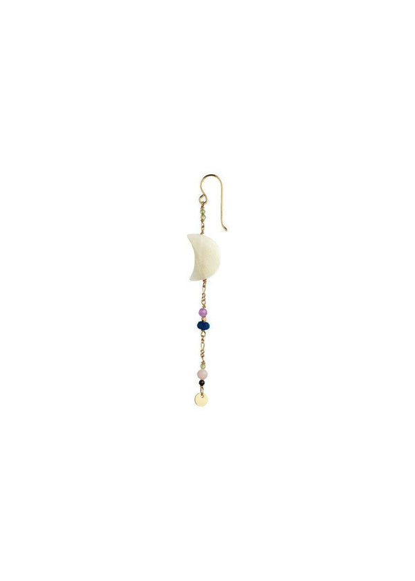 Stine A's Midnight Moon Pearl Earring Go - Gold. Køb smykker her.