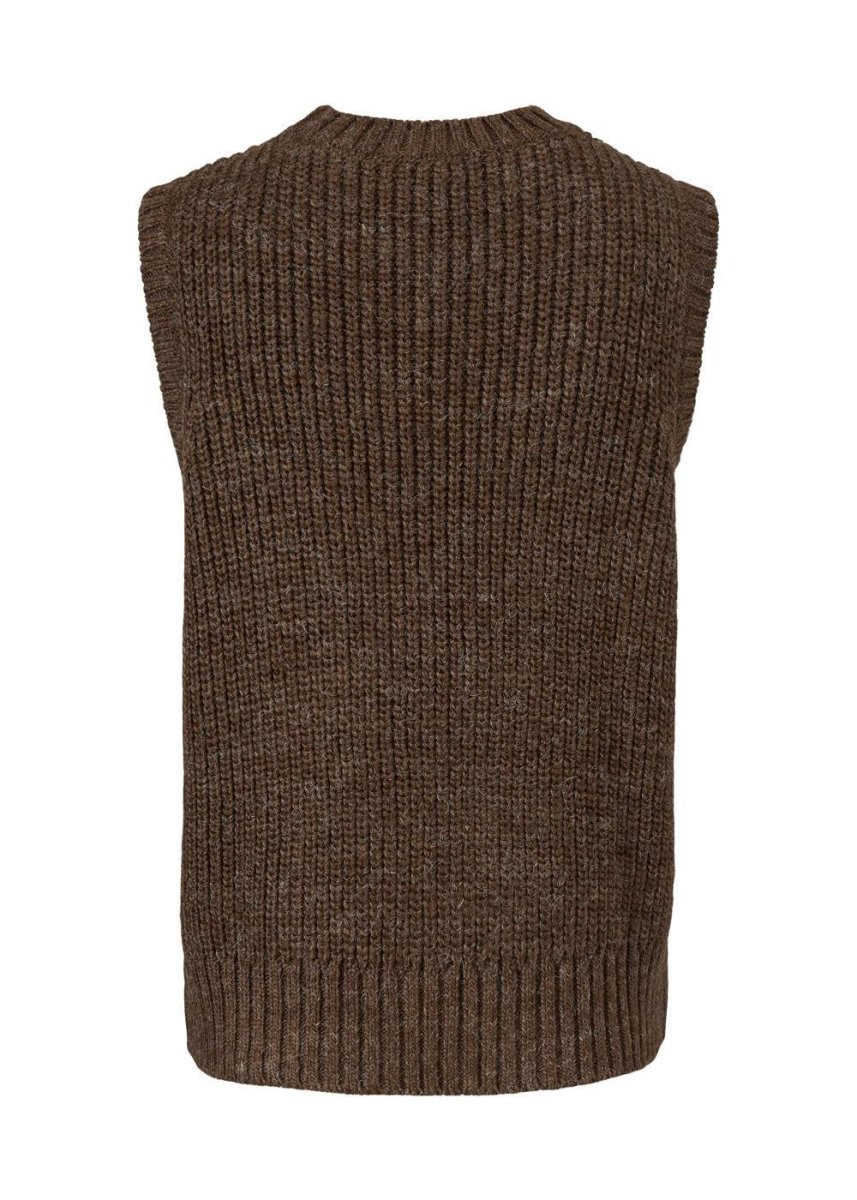 Minnie vest - Pecan Knitwear100_55860_PECAN_XS5714980111162- Butler Loftet