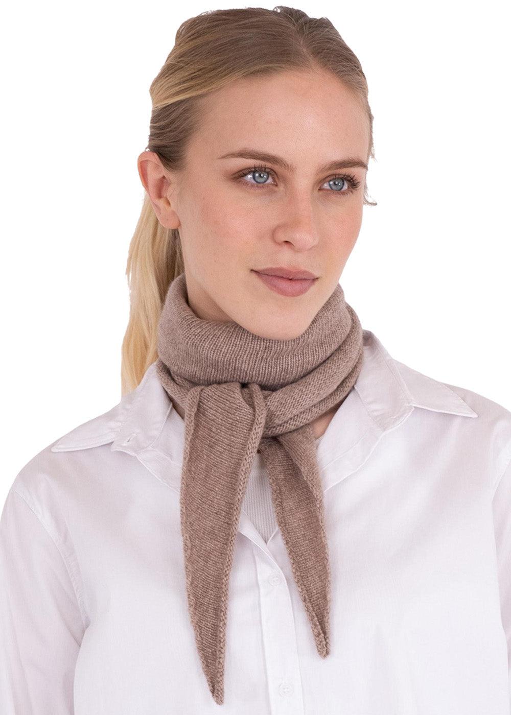 Misty Knit Scarf - Beige Melange