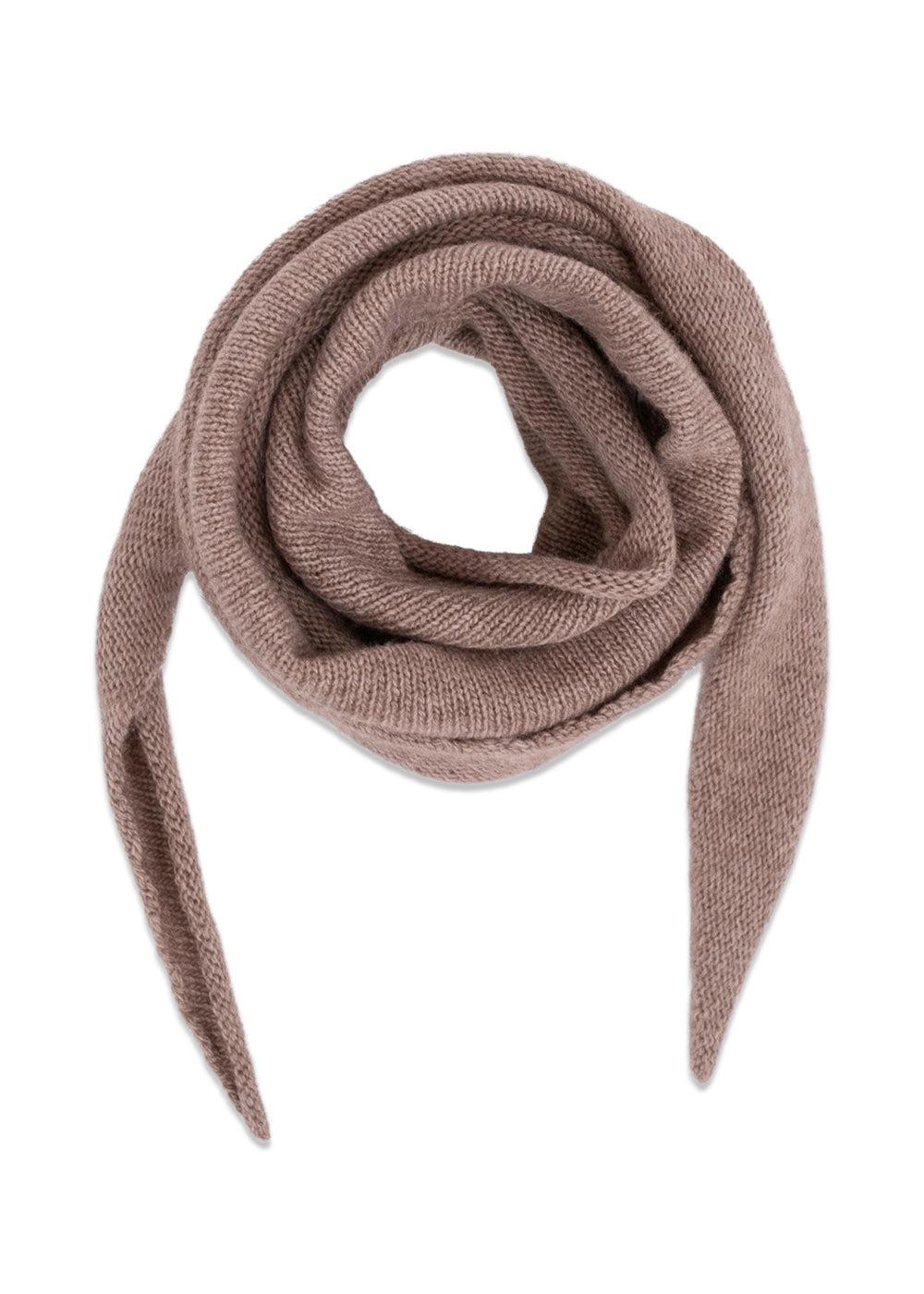 Neo Noirs Misty Knit Scarf - Beige Melange. Køb accessories her.