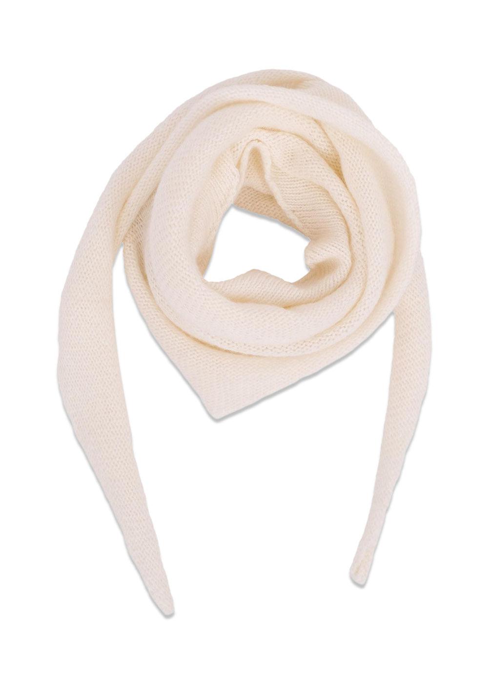 Neo Noirs Misty Knit Scarf - Off White. Køb accessories her.