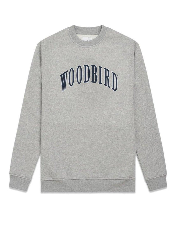 Woodbirds Mitu College Crew - Grey Melange. Køb sweatshirts her.