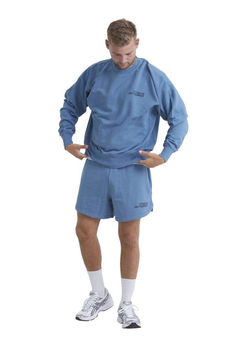 Monday Crew Neck - Aegean Blue Sweatshirts791_90112_AEGEANBLUE_S5714859039795- Butler Loftet