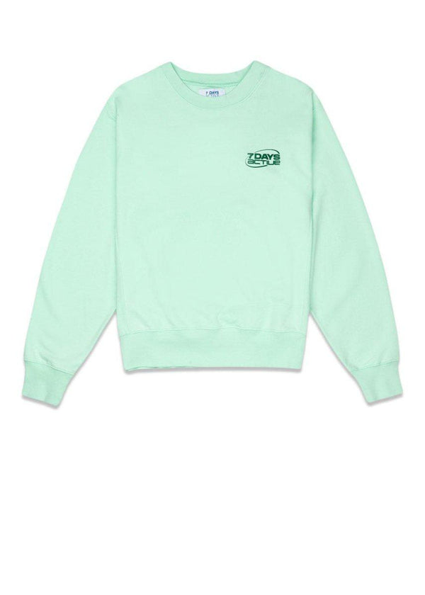 7 Days' Monday Crew Neck - Honeydew. Køb sweatshirts her.