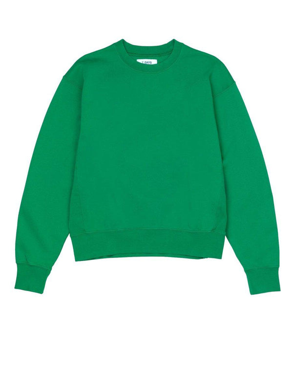 7 Days' Monday crew neck - Green. Køb blouses her.
