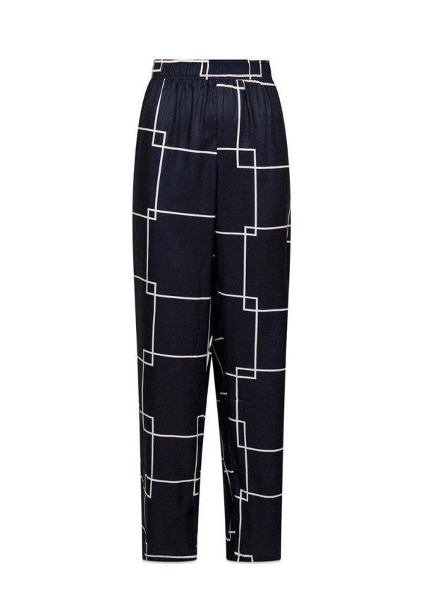 Neo Noirs Monty Mega Square Pants - Dark Navy. Køb bukser her.