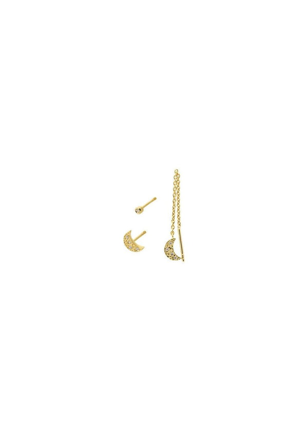 Pernille Corydons Moonlight Earring Box - Gold. Køb øreringe her.