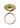 Stine A's My love ring whit green stone - Gold. Køb ringe her.