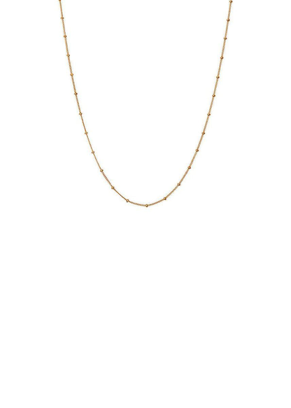 Maanestens Nala Choker Necklace - Sterling Silver (925) Gold Pla. Køb halskæder her.