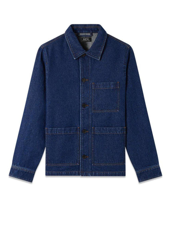 A.P.C's Nathanael Denim Jacket - Indigo. Køb denimjakker her.