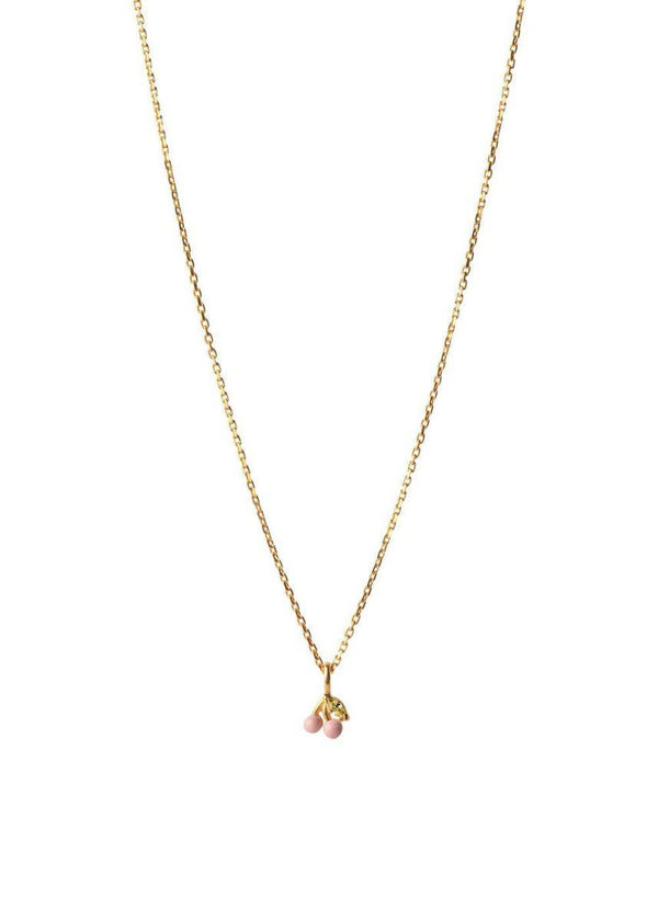 ENAMEL Copenhagens Necklace, Cherry - Light Pink. Køb halskæder her.