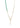 ENAMEL Copenhagens Necklace, Gabriella - Green, Peach And Pearl. Køb halskæder her.