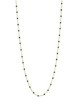 ENAMEL Copenhagens Necklace, Lola - 42 Petrol Green. Køb halskæder her.
