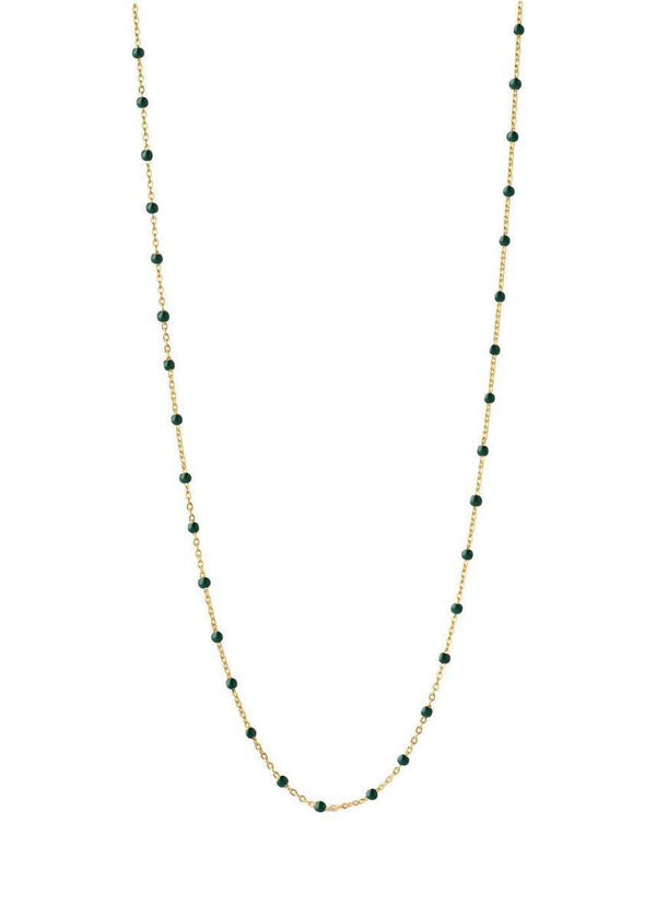 ENAMEL Copenhagens Necklace, Lola - 42 Petrol Green. Køb halskæder her.