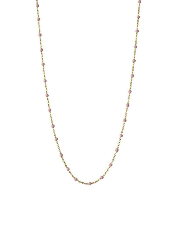 ENAMEL Copenhagens Necklace, Lola - Light Pink. Køb halskæder her.